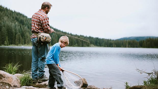 Trout fishing